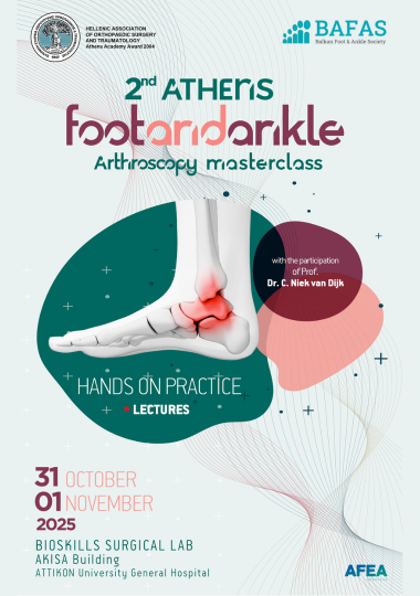 2nd Foot and Ankle Arthroscopy Masterclass