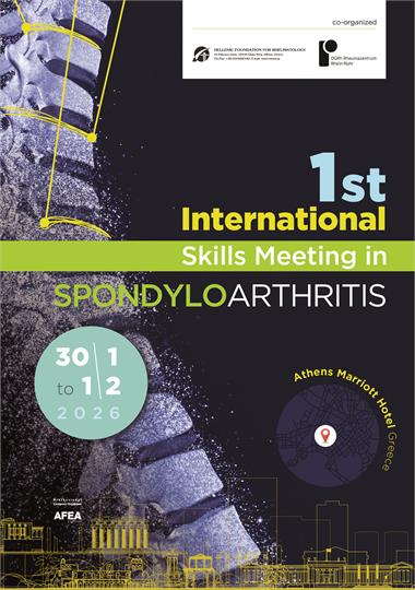 1st International Skills Meeting in Spondyloarthritis