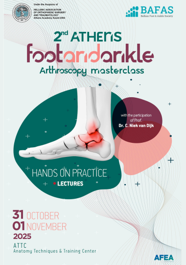 2nd Foot and Ankle Arthroscopy Masterclass